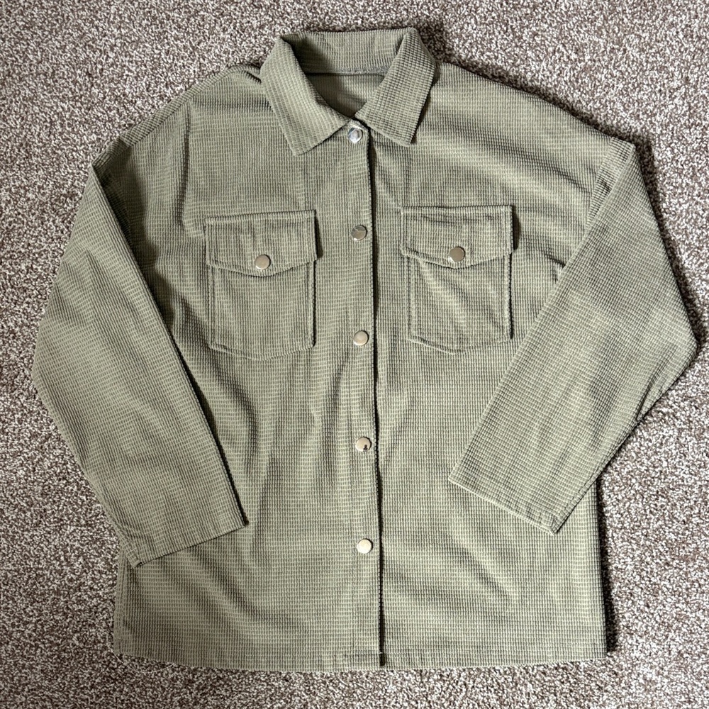 corduroy button up